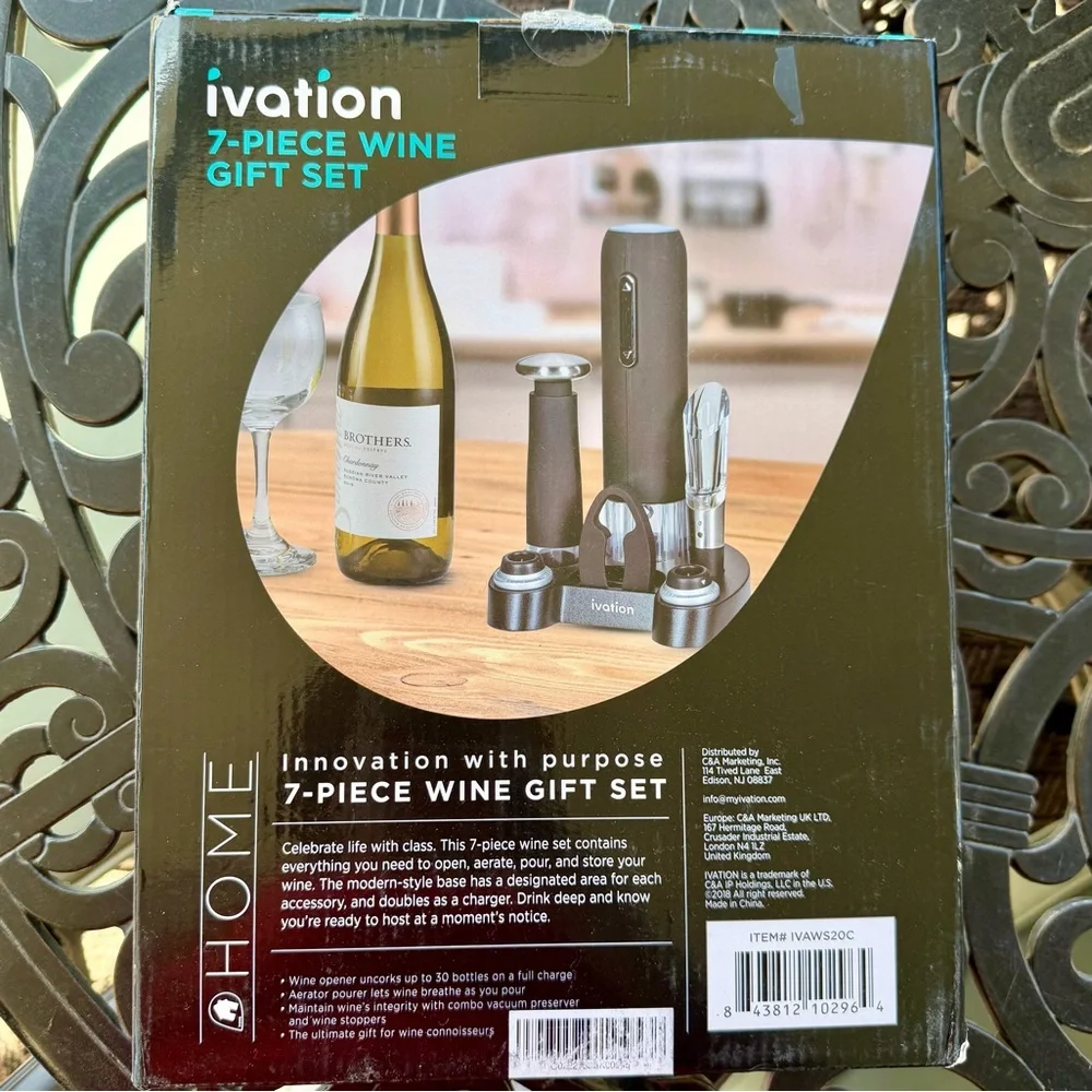 Ivation 7 Pc. Wine Set